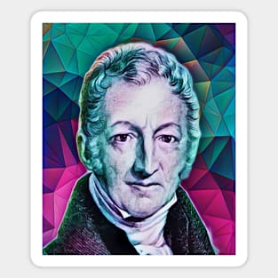 Thomas Robert Malthus Portrait | Thomas Robert Malthus Artwork 4 Magnet